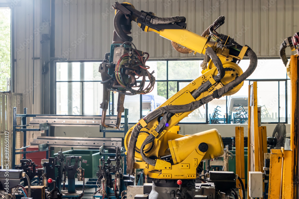Welding robot for auto parts production line Welding robot for auto parts production line