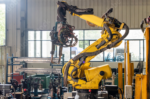 Welding robot for auto parts production line