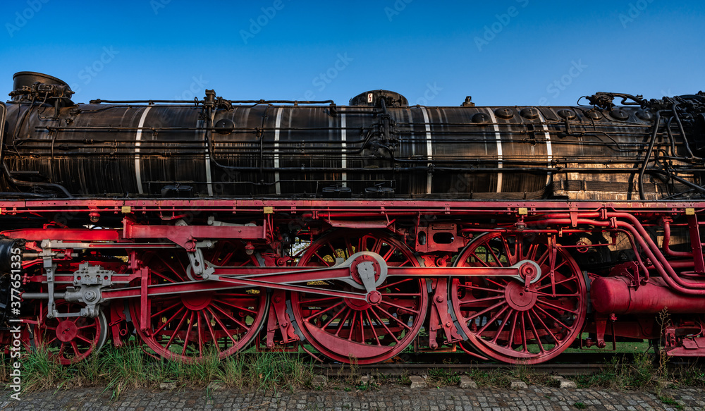 Treibräder einer Lokomotive Treibräder einer Lokomotive