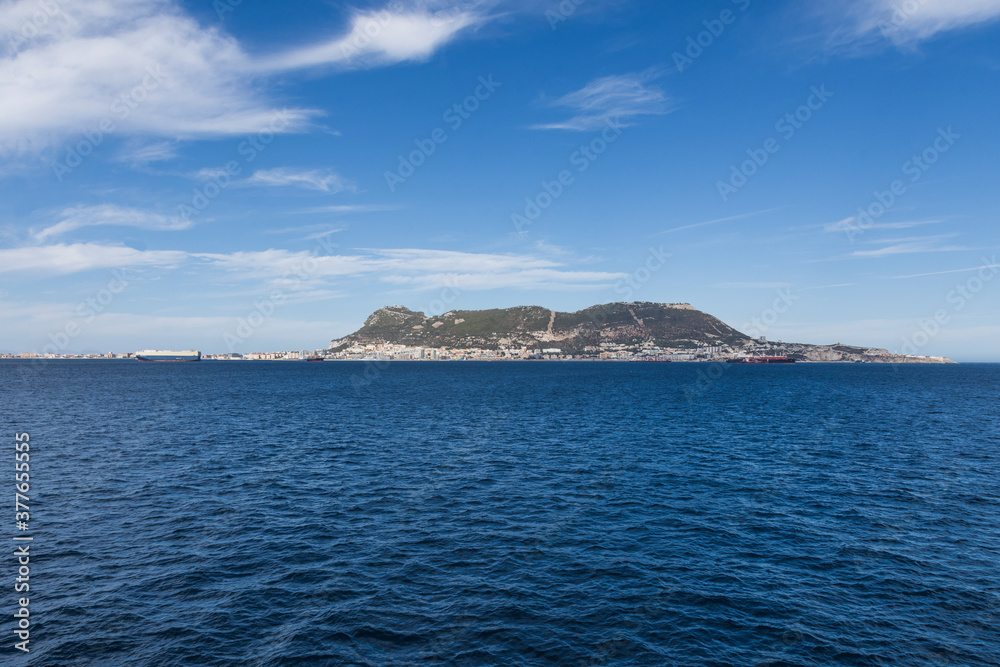 Crossing the Strait of Gibraltar by ferry