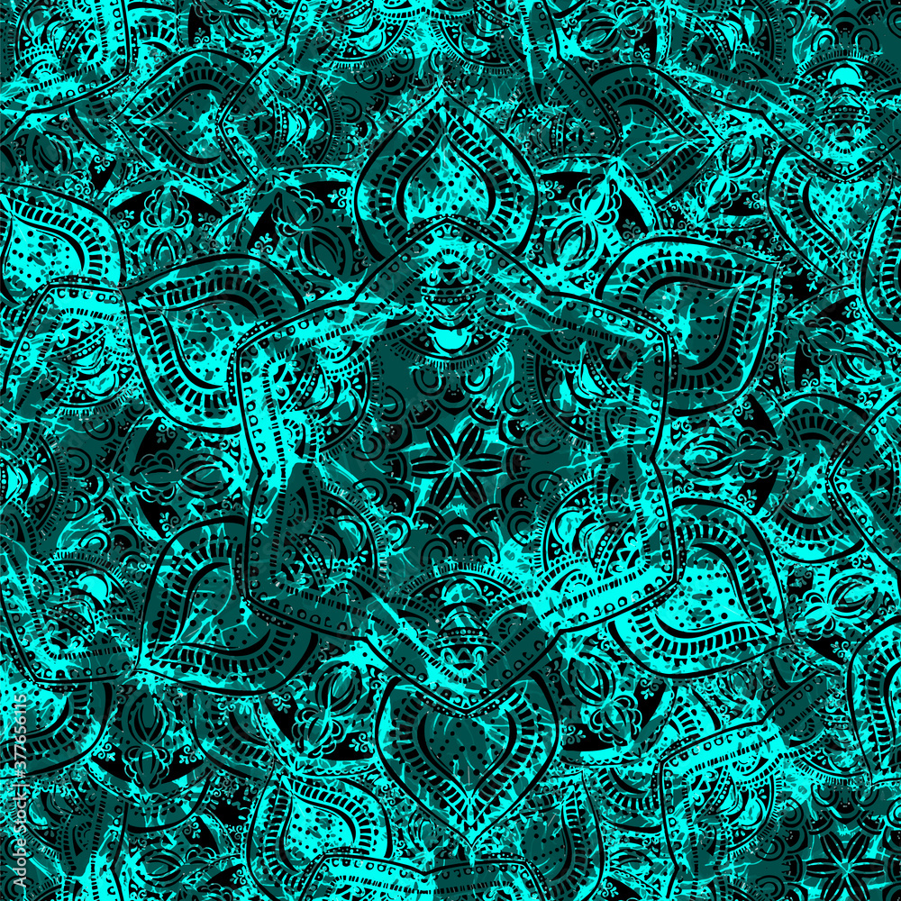 Obraz premium mandala seamless pattern