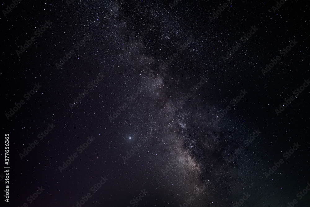 Milky Way galaxy in the night sky