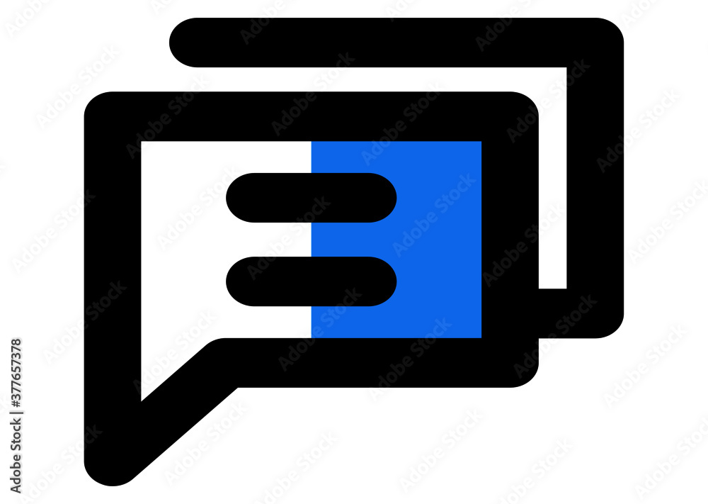 Chat icon symbol vector illustration
Chat icon symbol vector illustration