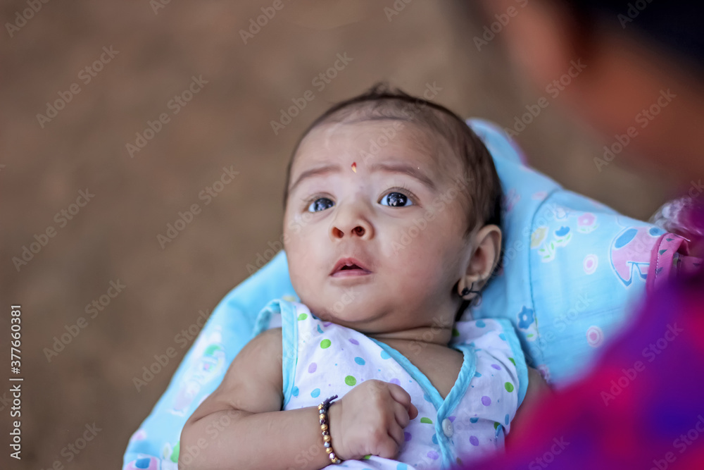 new born indian / Asian baby girl Stock Photo Adobe Stock