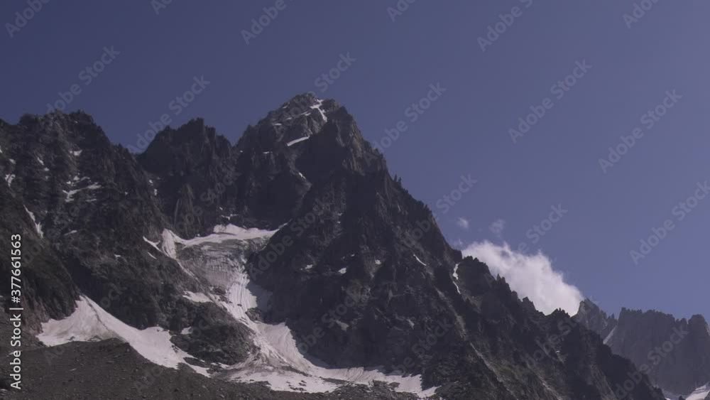 Timelapse during daylight of the Glacier d´Argentiere, Chamonix Valley. France. Timelapse during daylight of the Glacier d´Argentiere, Chamonix Valley. France.