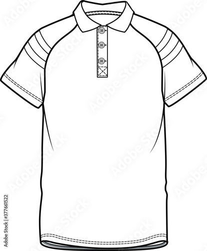 Men's Polo shirt Design Template. Vector images