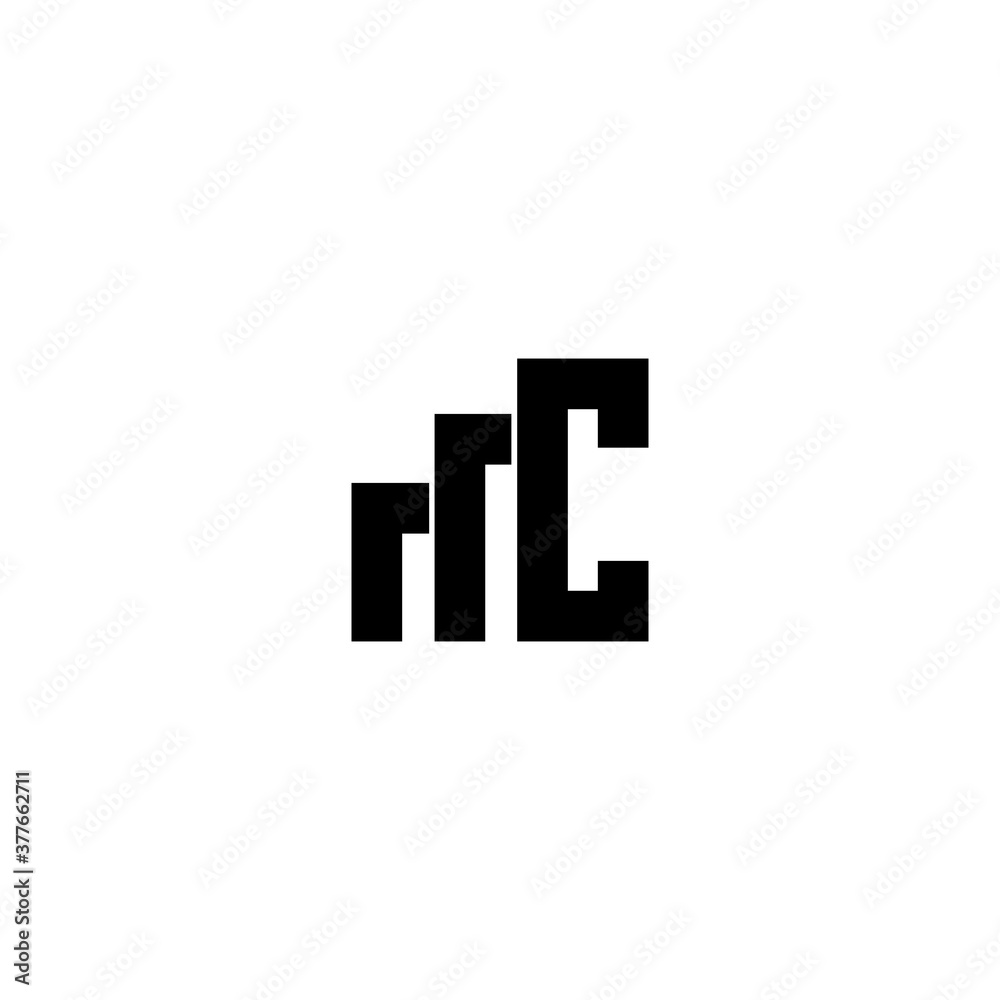 MC M C logo design template elements MC M C logo design template elements