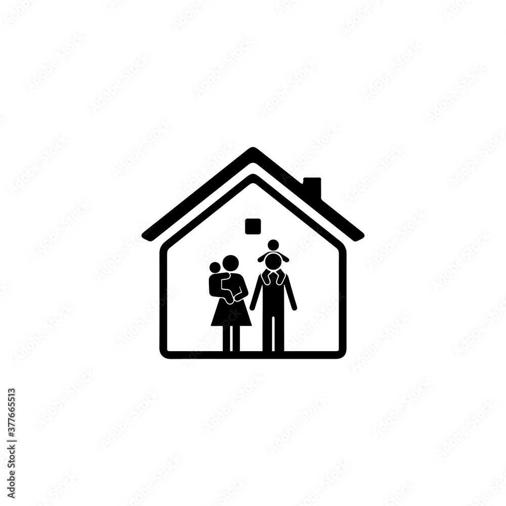 Family icon vector Family icon vector