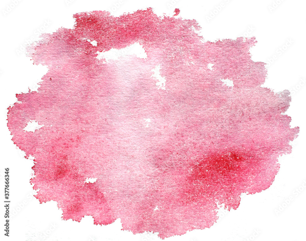 Watercolor red background. Watercolor texture abstract.
