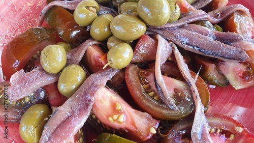 olives and oil