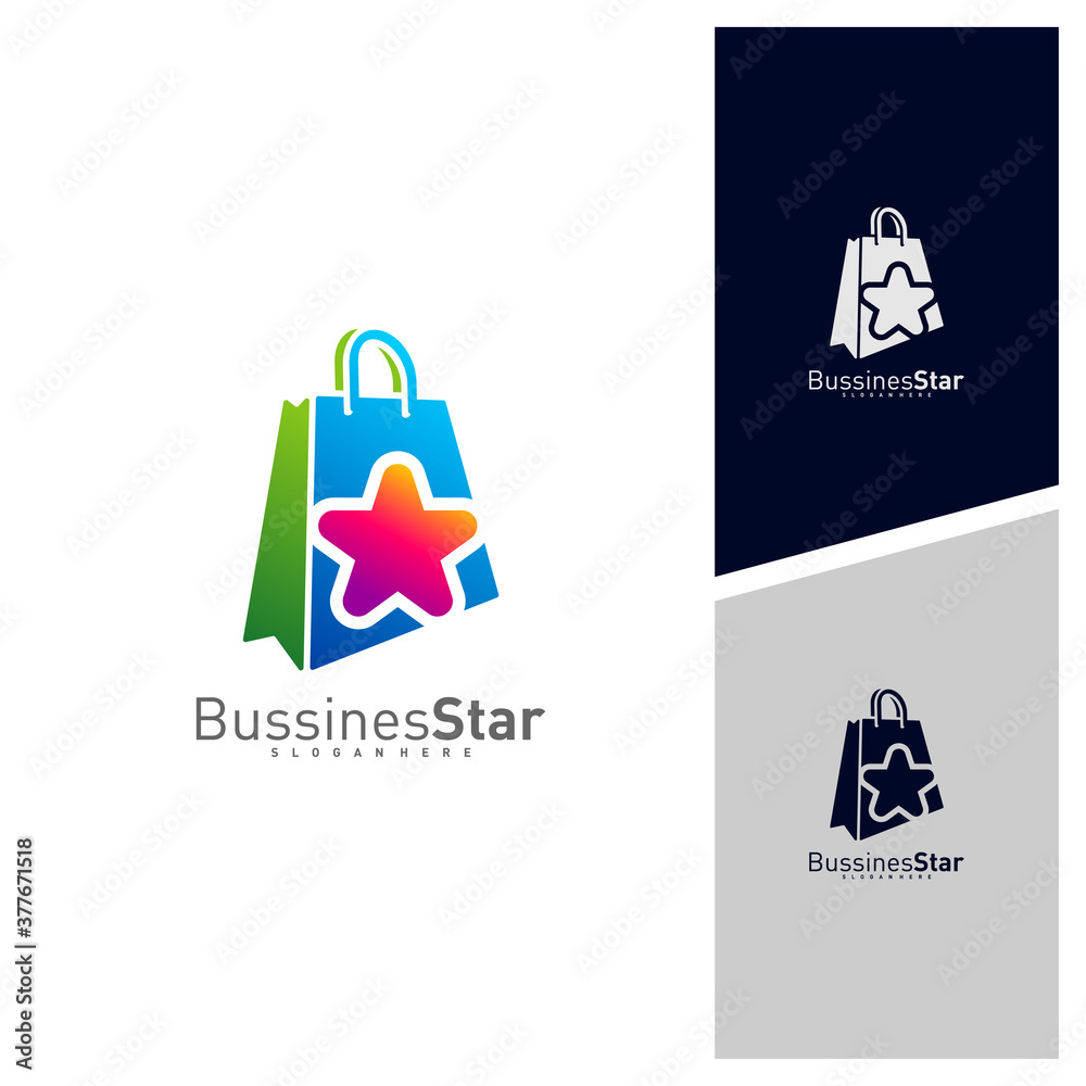 Star Shop Logo Template Design Vector, Concept, Creative Symbol, Icon Star Shop Logo Template Design Vector, Concept, Creative Symbol, Icon