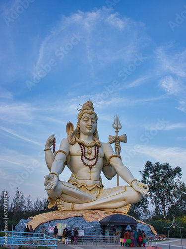 Lord Shiva Statue, tall statue of Lord Shiva in Vijayapura (Bijapur) 