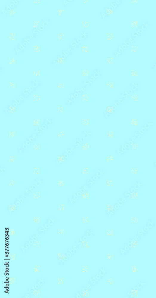 Abstract Color Halftone Dots generative art background illustration