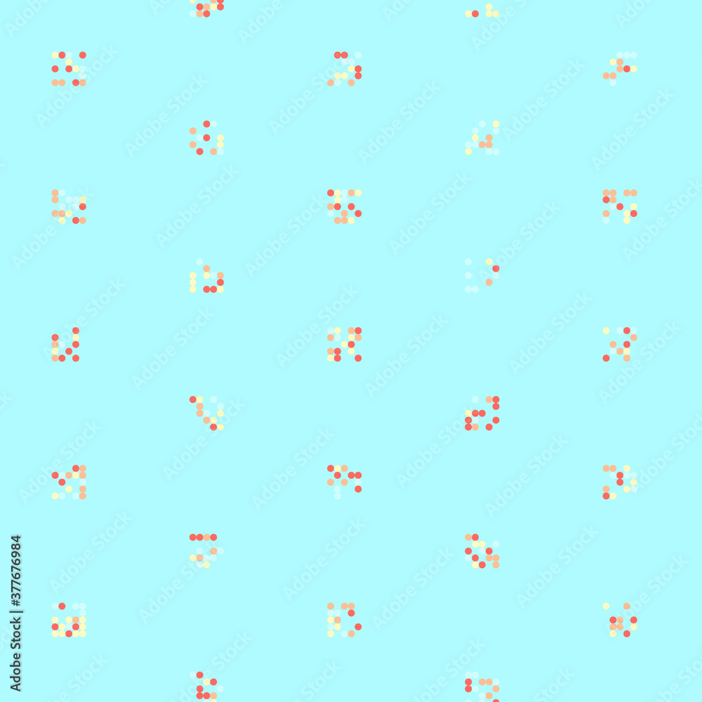 Abstract Color Halftone Dots generative art background illustration Abstract Color Halftone Dots generative art background illustration