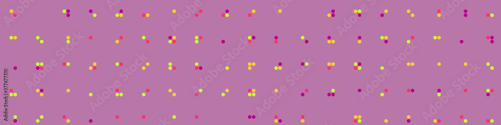 Abstract Color Halftone Dots generative art background illustration