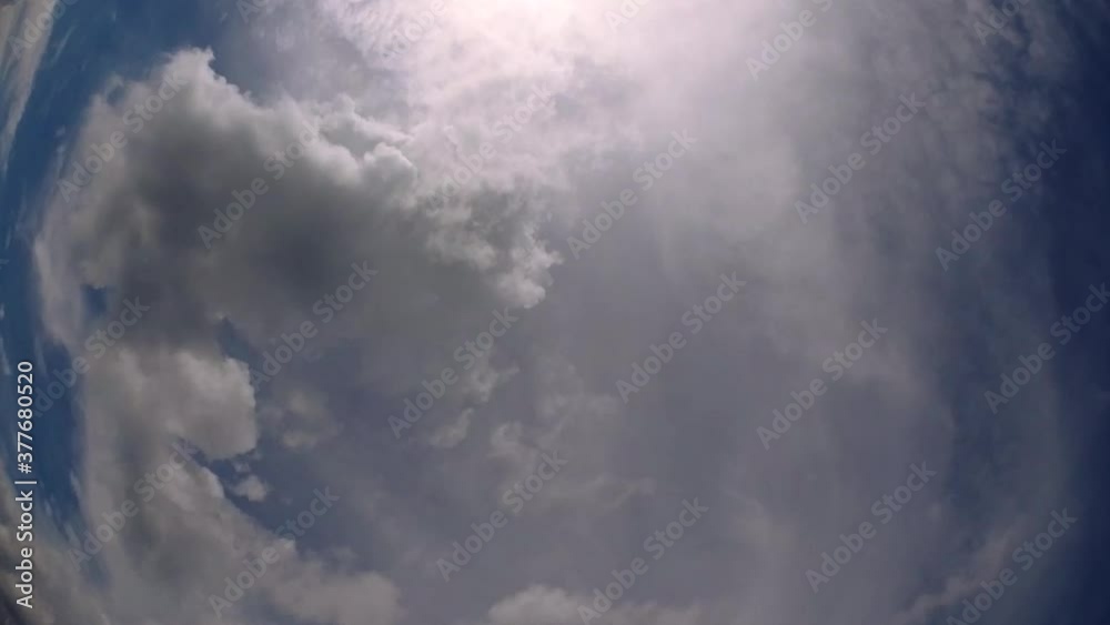 Blue sky and layer of clouds moving about in a fine sunny afternoon; time-lapse of clouds with different forms and thickness moving from every direction was a fantastic thing to watch. Blue sky and layer of clouds moving about in a fine sunny afternoon; time-lapse of clouds with different forms and thickness moving from every direction was a fantastic thing to watch.