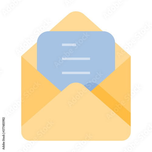 envelope message icon design flat style © Ong Graph