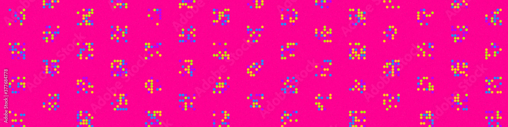 Abstract Color Halftone Dots generative art background illustration Abstract Color Halftone Dots generative art background illustration