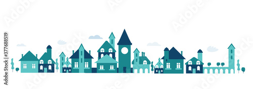 City street illustration 