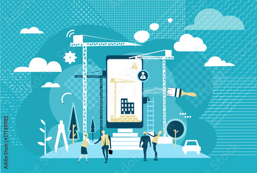 People develop applications for mobile devises. Build and support new technology. 