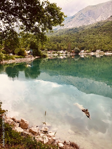 lake in the mountains