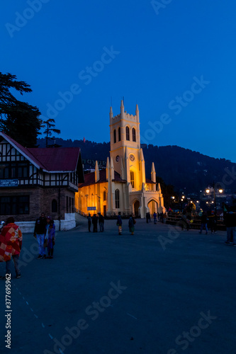The historic Christ church Shimla