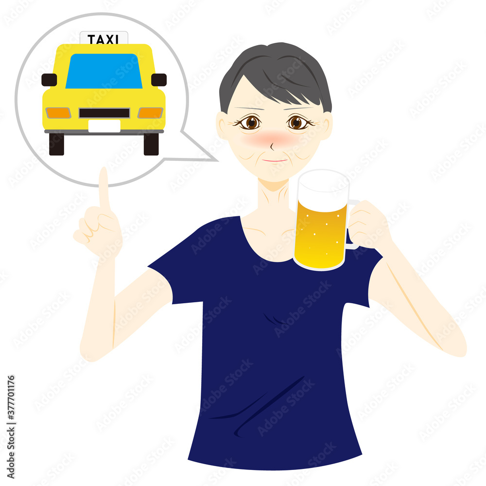 飲酒運転禁止 タクシー ミドル 女性 飲酒運転禁止 タクシー ミドル 女性