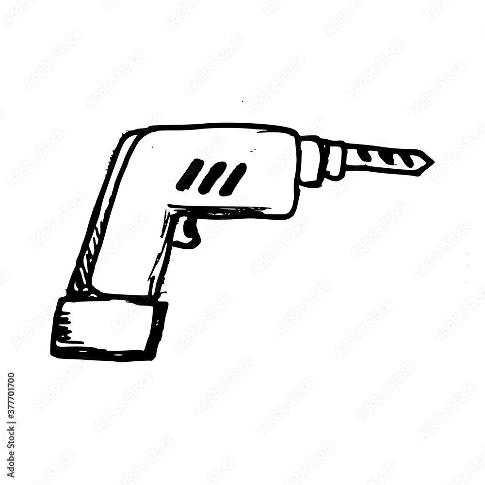 Screwdriver hand drawn icon Screwdriver hand drawn icon