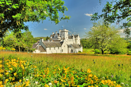 Blair Castle near the village of Blair Atholl in Perthshire in Scotland photo