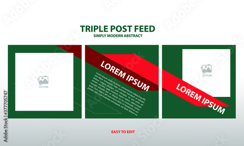 modern social media post feed, retro, instagram feed, instagram template, instagram frame, minimalist.
