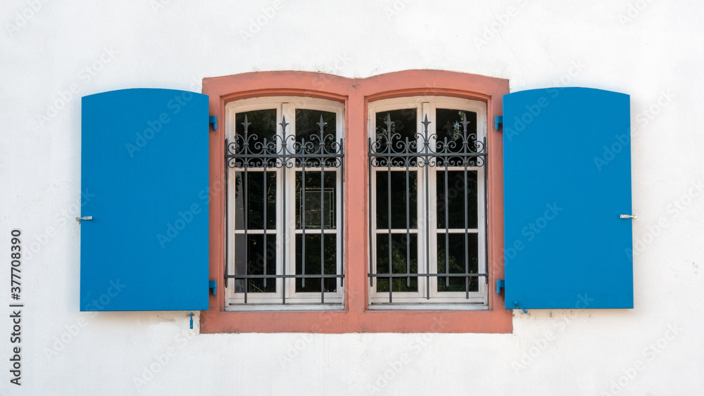 Obraz premium window with shutters