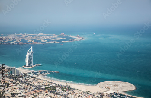 aerial view of Dubai Shoreline photo