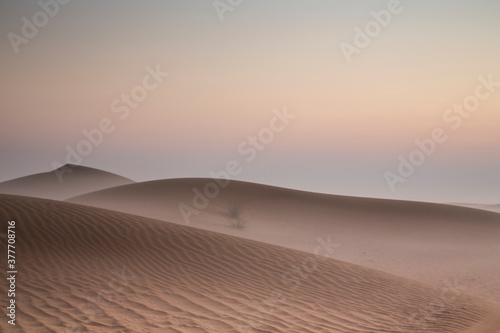 offroad track in a desert near Dubai