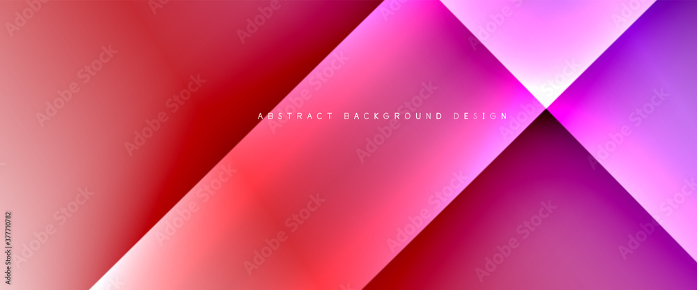 Fluid gradients with dynamic diagonal lines abstract background. Bright colors with dynamic light and shadow effects. Vector wallpaper or poster