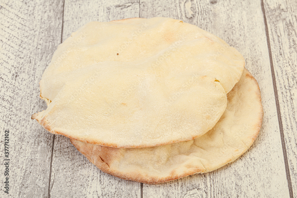 Traditional Pita bread for snack Traditional Pita bread for snack
