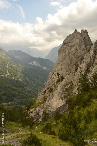 The dramatic mountain landscapes of the Valbona Valley in Albania © ChrisOvergaard