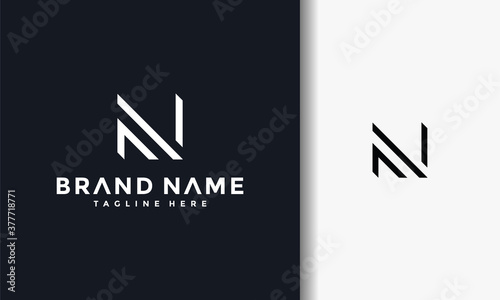 letter N logo photo