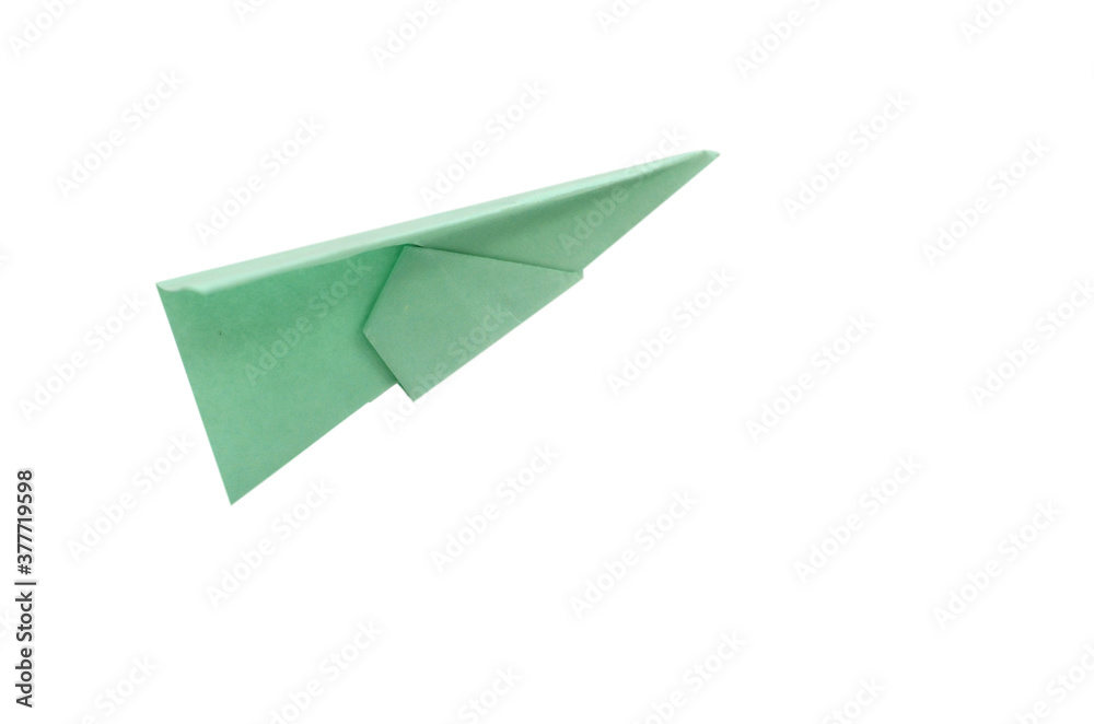 Paper plane isolated with clipping path Paper plane isolated with clipping path