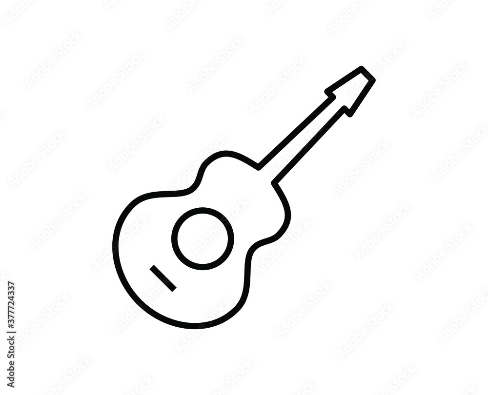 Guitar icon vector, Acoustic musical instrument sign Isolated on white background. Modern, simple flat vector illustration for web site or mobile app
Guitar icon vector, Acoustic musical instrument sign Isolated on white background. Modern, simple flat vector illustration for web site or mobile app