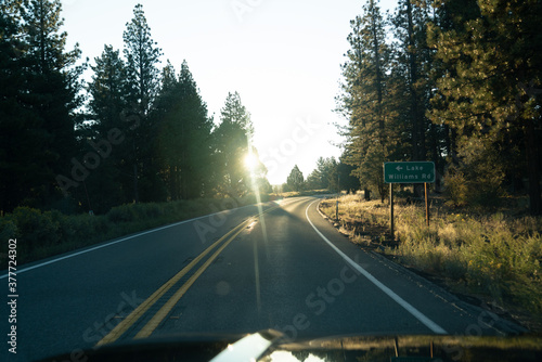 Road with Sun