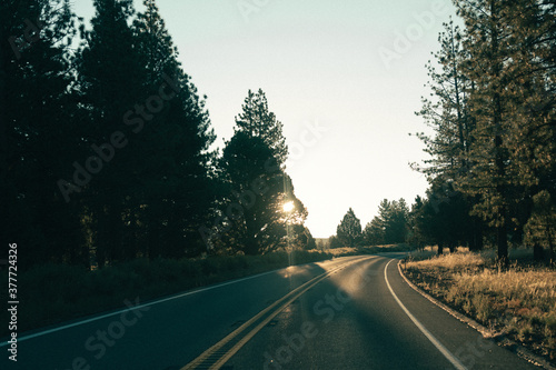 Road with Sun