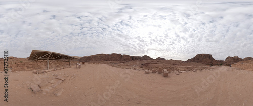 High Resolution 360 Panoramic HDR Images Taken in Petra (Wadi Mousa) and it's most famous historical landmarks, Suitable for AR VR or creating textures for desert environment