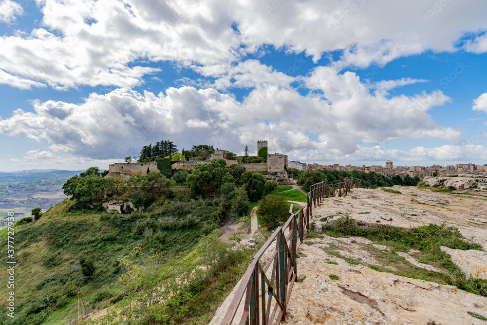 Rocca di Cerere in Enna Sicily, Italy.
