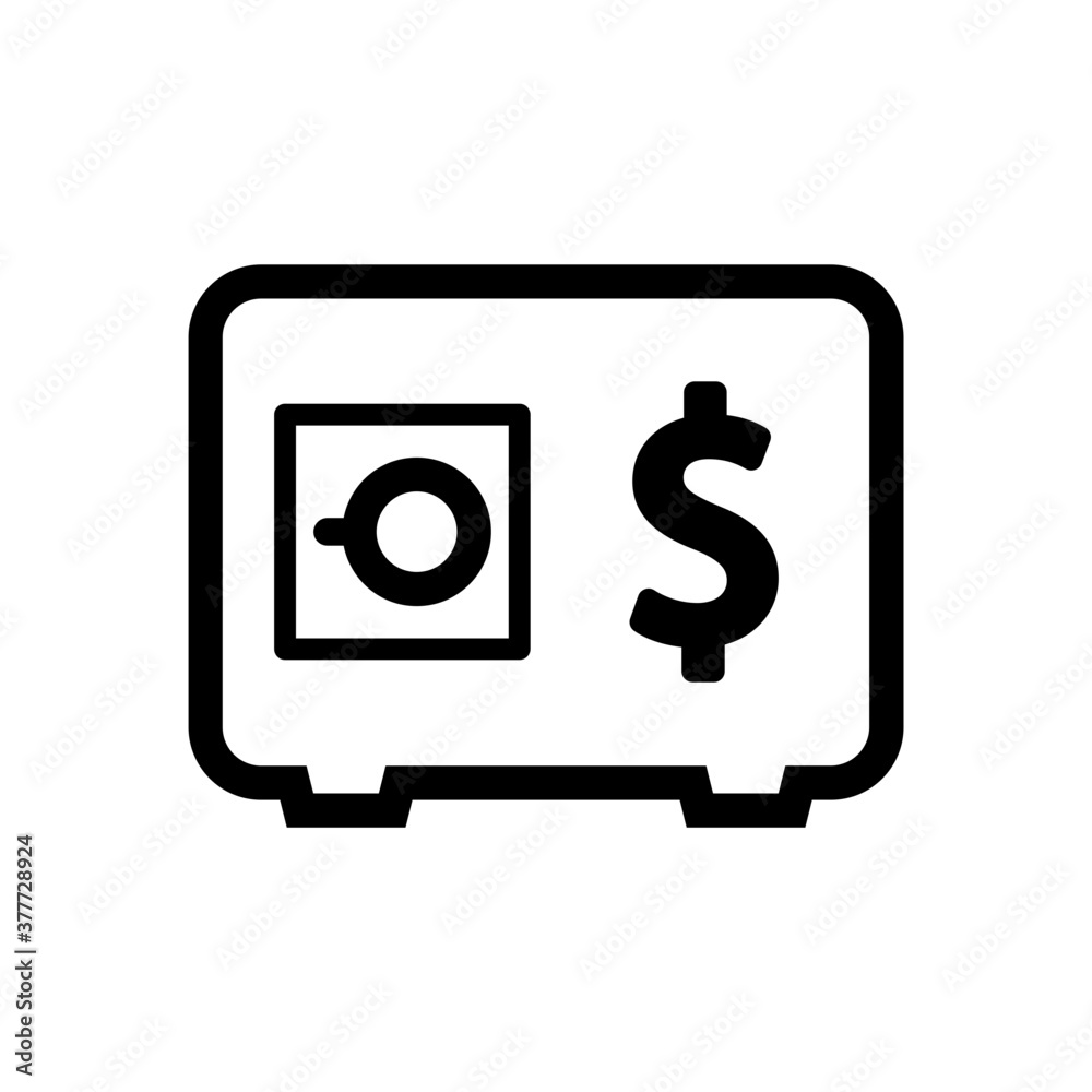 Safe deposit box icon