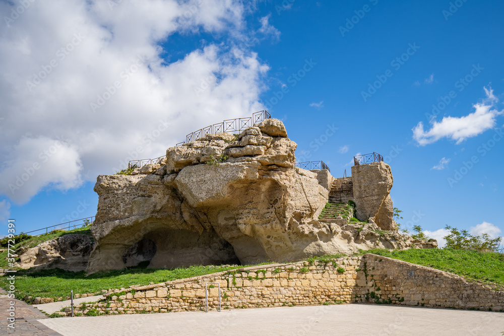 Rocca di Cerere in Enna Sicily, Italy.
