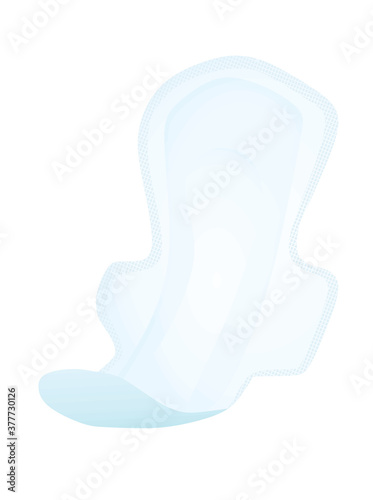 Woman pads template. vector illustration