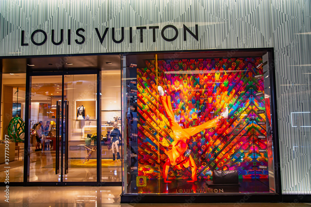 Louis Vuitton Store in Siam Paragon Mall in Bangkok Thailand Editorial  Stock Photo  Image of handbags july 116862278