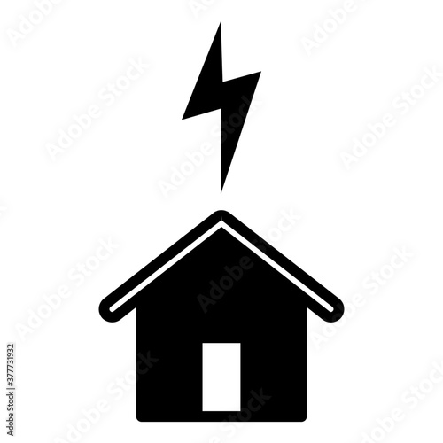 Lightning attack icon