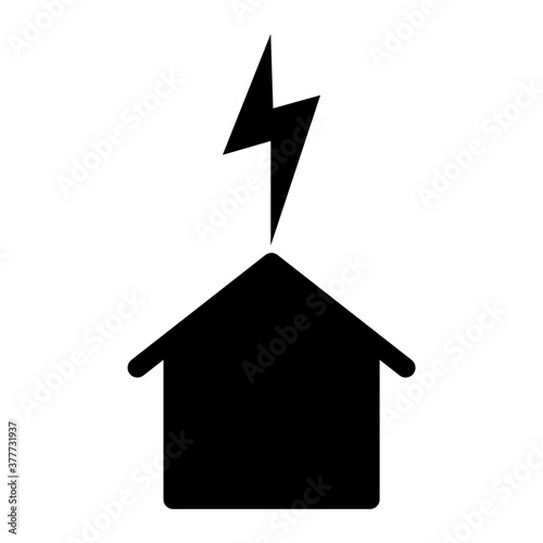Lightning attack icon