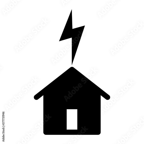 Lightning attack icon
